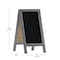 Flash Furniture Graywashed Wood A-Frame Magnetic Chalkboard Set HGWA-GDI-CRE8-742315-GG - alternate 3